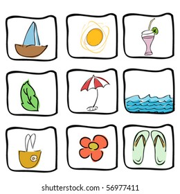 summer icons