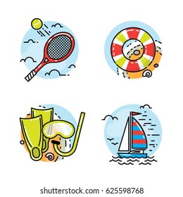 Summer icons