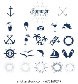 Summer icons