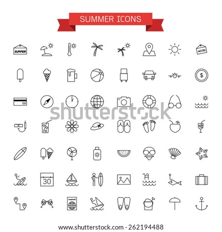 summer icons