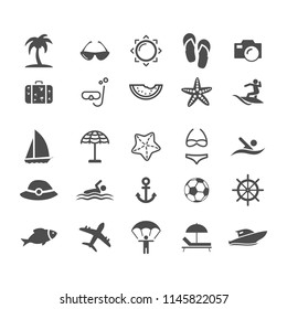 Summer icons collection