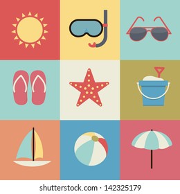 Summer Icons Retro