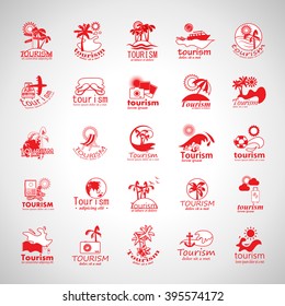 Summer Icons Set-Isolated On Gray Background.Vector Illustration,Graphic Design.Vacation Icons.For Web,Websites,Print,Presentation Templates, Mobile Applications And Promotional Materials.Flat Sign