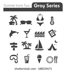 Summer Icons Two gray series Two