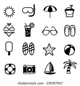 Summer Icons vector
