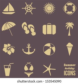  Summer Icons .Vector