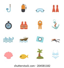 Summer Icons vector eps10