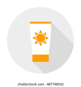 summer icons. vector illustration