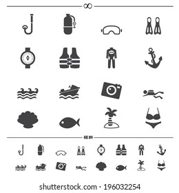 Summer Icons.vector eps10