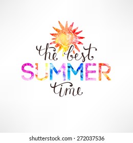 Summer illustration