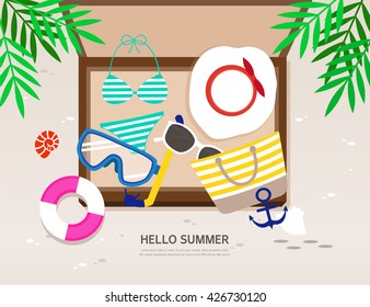 Summer illustration