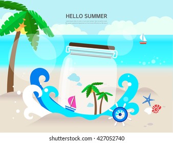 Summer illustration