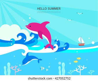 Summer illustration