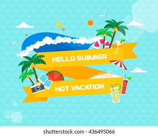 Summer illustration