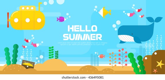 Summer illustration