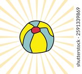 summer illustration graphic icon background
