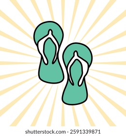 summer illustration graphic icon background