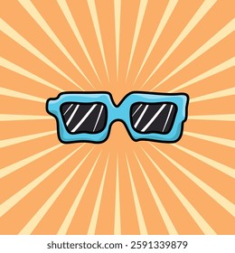 summer illustration graphic icon background
