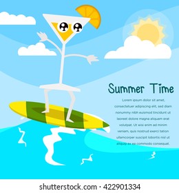 Summer Illustration Template 