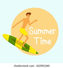 Summer Illustration Template 