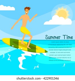 Summer Illustration Template 