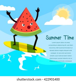 Summer Illustration Template 