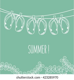 Summer Illustration Template 