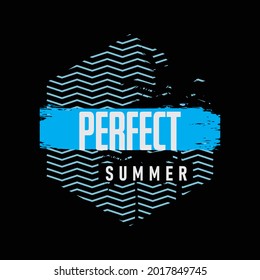 Typografie der SOMMER-Illustration. perfekt für T-Shirt-Design