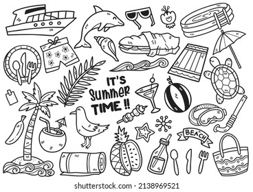 summer illustration Vector for banner, poster, flyer
