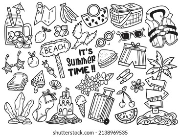 summer illustration Vector for banner, poster, flyer
