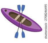Summer inflatable boat vector icon illustration isolated on white background