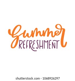 Summer inspiration quotes lettering composition phrases. Motivational typography calligraphy graphic design style slogan for shop, promotion, motivation, poster, card, decoration, sticker, party
