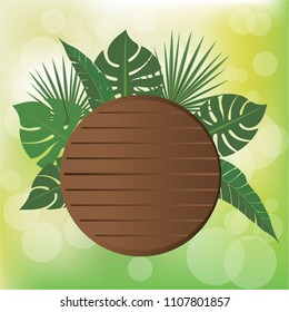 Summer invitation , menu for bar or restaurant, flayer , web banner , cool concept.
