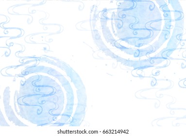 Summer Japanese paper pattern background