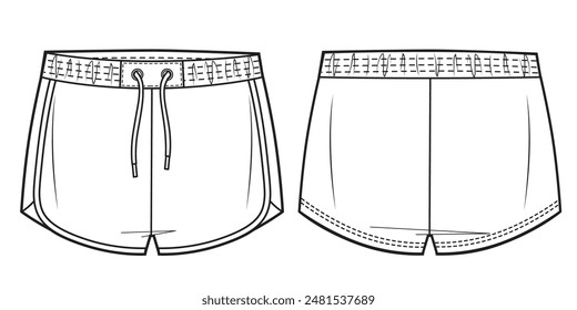 Summer jersey shorts for girls