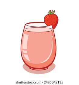 Summer Juice Illustration for Holiday Design