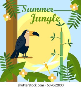 Summer Jungle Background
