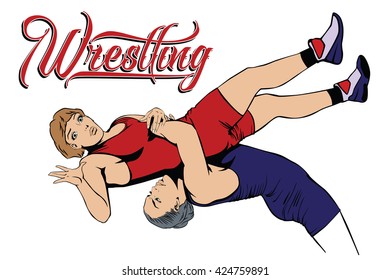 Summer kinds of sports. Wrestling.