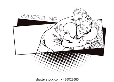 Summer kinds of sports. Wrestling.