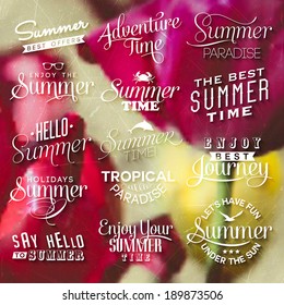 Summer labels