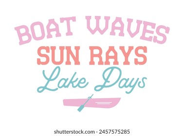 SUmmer Lake, Lake Life, Vacation, Lake Quote