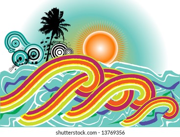 Summer landscape