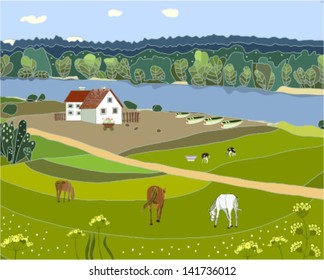 Summer landscape