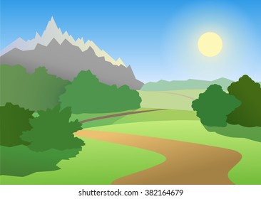 Summer landscape