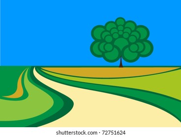 summer landscape