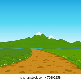 El paisaje veraniego