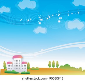 Summer landscape