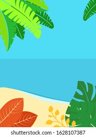Sommerlandschaft mit Kopienraum für Text 