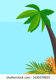 Sommerlandschaft mit Kopienraum für Text 