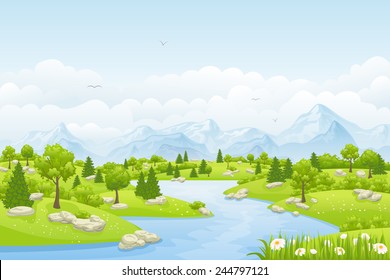 dessin paysage montagne images photos et vectorielles de stock shutterstock coloriage mer pour adultes